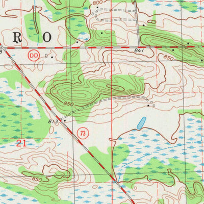 United States Geological Survey Neshkoro, WI (1984, 24000-Scale) digital map