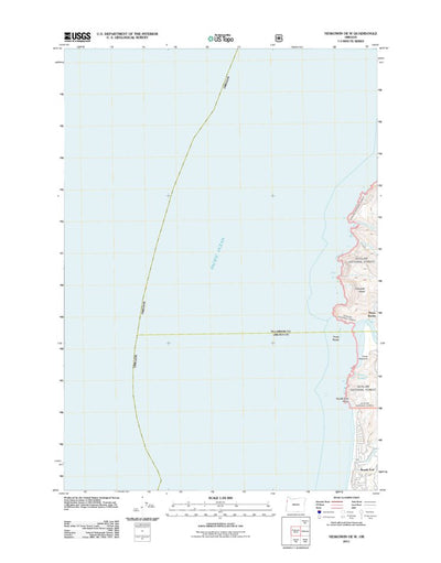 United States Geological Survey Neskowin Oe W, OR (2011, 24000-Scale) digital map