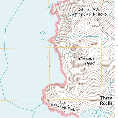United States Geological Survey Neskowin Oe W, OR (2011, 24000-Scale) digital map