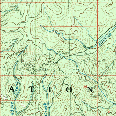 United States Geological Survey Nespelem, WA (1984, 100000-Scale) digital map