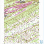 United States Geological Survey Nesquehoning, PA (1948, 24000-Scale) digital map