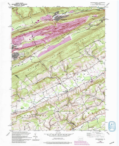 United States Geological Survey Nesquehoning, PA (1948, 24000-Scale) digital map