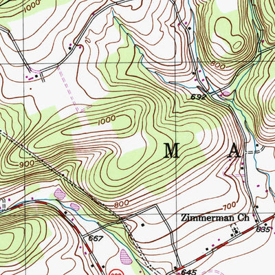 United States Geological Survey Nesquehoning, PA (1997, 24000-Scale) digital map