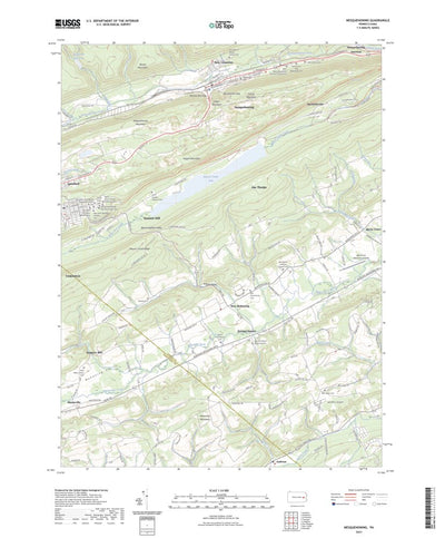 United States Geological Survey Nesquehoning, PA (2023, 24000-Scale) digital map