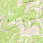 United States Geological Survey Nestlow, WV (1962, 24000-Scale) digital map