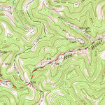 United States Geological Survey Nestlow, WV (1962, 24000-Scale) digital map