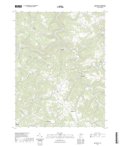 United States Geological Survey Nestorville, WV (2023, 24000-Scale) digital map