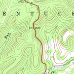 United States Geological Survey Nettie, WV (1972, 24000-Scale) digital map