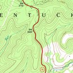 United States Geological Survey Nettie, WV (1995, 24000-Scale) digital map