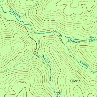 United States Geological Survey Nettie, WV (1995, 24000-Scale) digital map