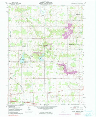 United States Geological Survey Nettle Lake, OH-MI (1961, 24000-Scale) digital map