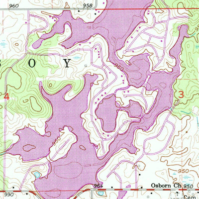 United States Geological Survey Nettle Lake, OH-MI (1961, 24000-Scale) digital map