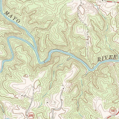United States Geological Survey Nettleridge, VA-NC (1967, 24000-Scale) digital map
