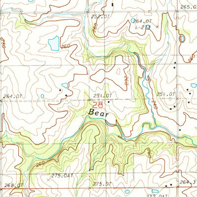United States Geological Survey Nettleton, MO (1984, 24000-Scale) digital map