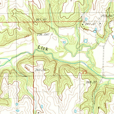 United States Geological Survey Nettleton, MO (1984, 24000-Scale) digital map