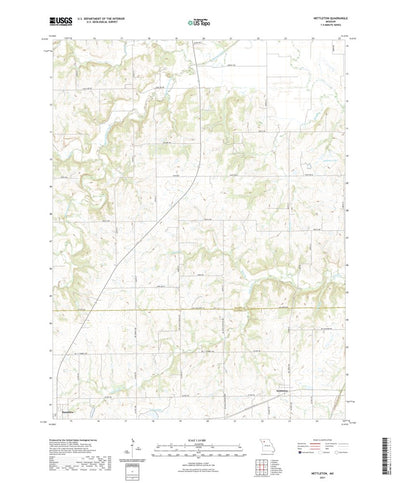 United States Geological Survey Nettleton, MO (2021, 24000-Scale) digital map