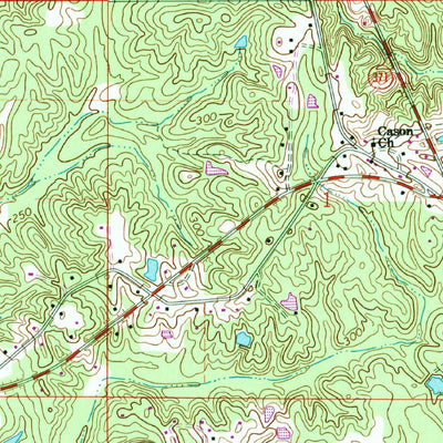 United States Geological Survey Nettleton, MS (1992, 24000-Scale) digital map