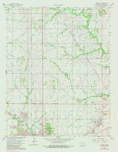 United States Geological Survey Neutral, KS (1958, 24000-Scale) digital map