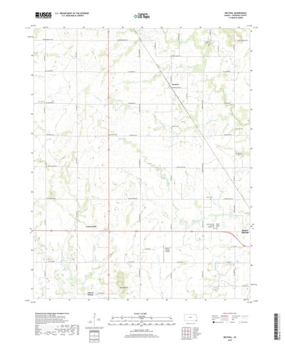 United States Geological Survey Neutral, KS (2018, 24000-Scale) digital map