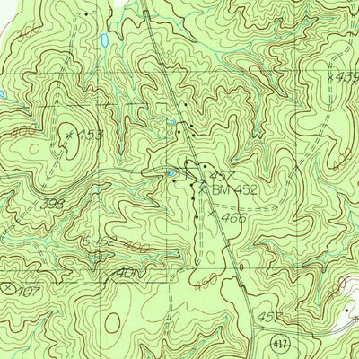 United States Geological Survey Neuville, TX (1984, 24000-Scale) digital map