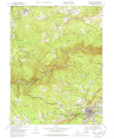 United States Geological Survey Nevada City, CA (1948, 24000-Scale) digital map