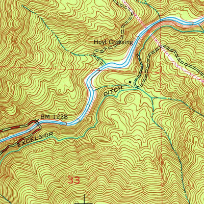 United States Geological Survey Nevada City, CA (1948, 24000-Scale) digital map