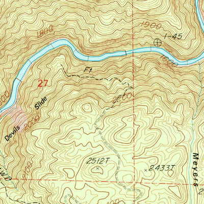 United States Geological Survey Nevada City, CA (1995, 24000-Scale) digital map