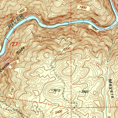 United States Geological Survey Nevada City, CA (2000, 24000-Scale) digital map