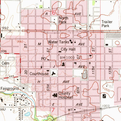 United States Geological Survey Nevada, IA (1975, 24000-Scale) digital map