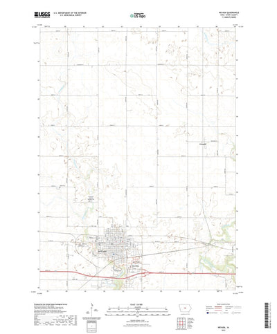 United States Geological Survey Nevada, IA (2022, 24000-Scale) digital map