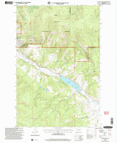 United States Geological Survey Nevada Lake, MT (2001, 24000-Scale) digital map