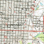 United States Geological Survey Nevada, MO (1991, 24000-Scale) digital map