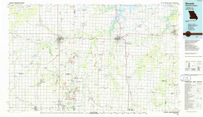 United States Geological Survey Nevada, MO-KS (1986, 100000-Scale) digital map