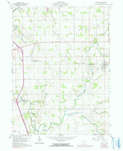 United States Geological Survey Nevada, OH (1960, 24000-Scale) digital map