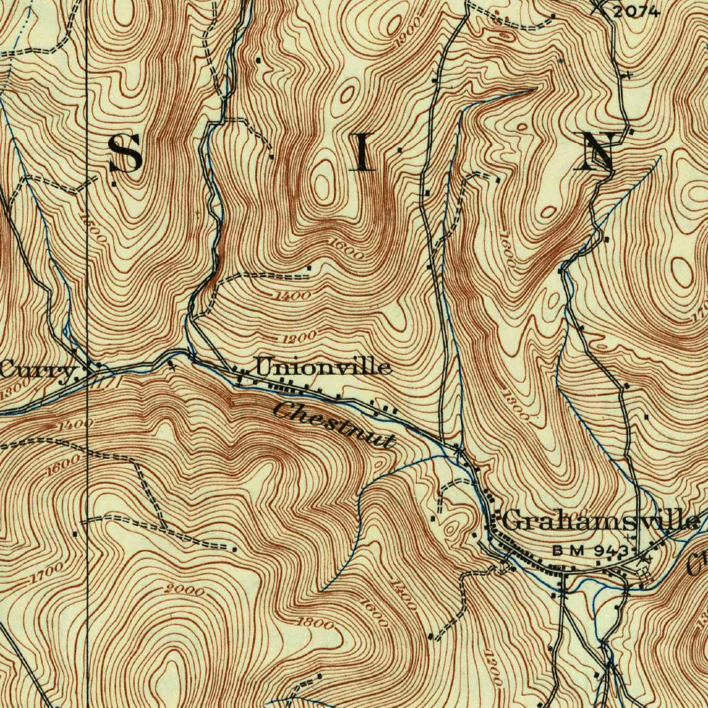 Neversink, NY (1910, 62500Scale) Map by United States Geological