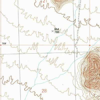 United States Geological Survey Neversweat Ridge, AZ (1990, 24000-Scale) digital map