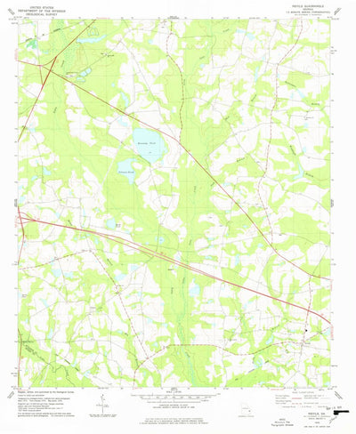 United States Geological Survey Nevils, GA (1978, 24000-Scale) digital map