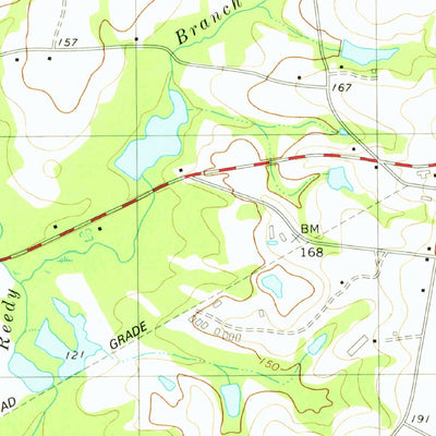 United States Geological Survey Nevils, GA (1978, 24000-Scale) digital map