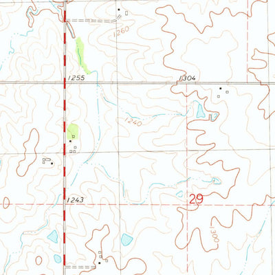 United States Geological Survey Nevinville, IA (1980, 24000-Scale) digital map