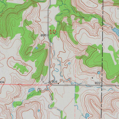 United States Geological Survey New Albany, KS (1975, 24000-Scale) digital map