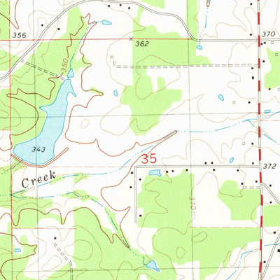 United States Geological Survey New Albany West, MS (1980, 24000-Scale) digital map
