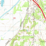 United States Geological Survey New Albany West, MS (1980, 24000-Scale) digital map