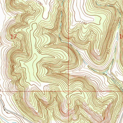 United States Geological Survey New Albin, IA (1968, 24000-Scale) digital map