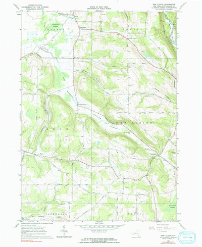 United States Geological Survey New Albion, NY (1963, 24000-Scale) digital map