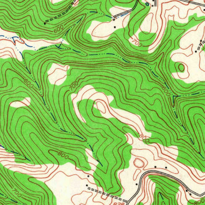 United States Geological Survey New Amsterdam, IN-KY (1950, 24000-Scale) digital map