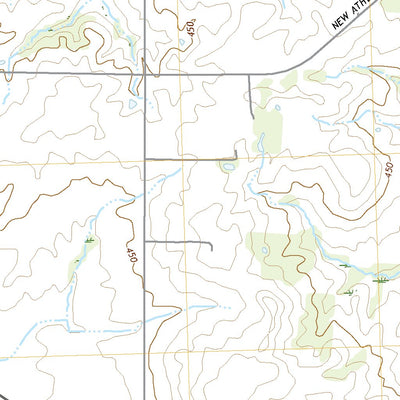 United States Geological Survey New Athens East, IL (2021, 24000-Scale) digital map