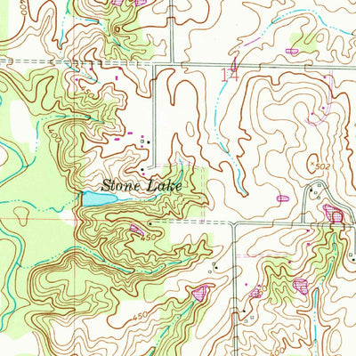 United States Geological Survey New Athens West, IL (1954, 24000-Scale) digital map