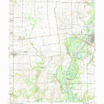 United States Geological Survey New Athens West, IL (1990, 24000-Scale) digital map