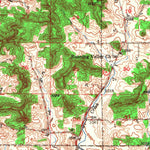 United States Geological Survey New Auburn, WI (1949, 62500-Scale) digital map