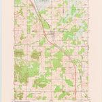 United States Geological Survey New Auburn, WI (1975, 24000-Scale) digital map